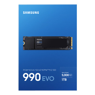 Samsung SSD 990 EVO 1TB MZ-V9E1T0BW NVMe M.2 862479-07