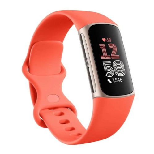 FitBit Charge 6 Advanced Fitness and Health Tracker, Coral EU DI7500245-01