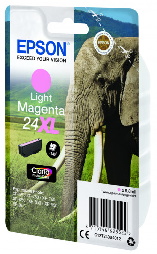 Epson XL light magenta Claria Photo HD T 2436 267885-05