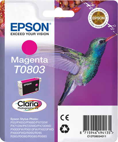 Epson magenta T 080 T 0803 529046-02
