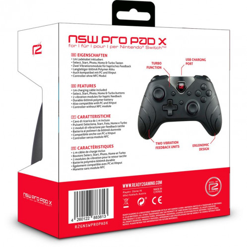 ready2gaming Nintendo Switch Pro Pad X 674921-05