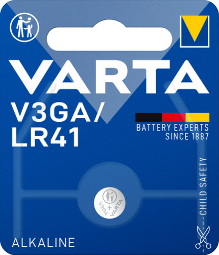 1 Varta Alkaline V3GA LR41 24261 101 401 827500-04