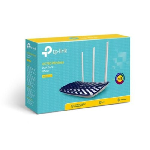 TP-Link Wi-Fi Router Archer C20 AC750, 750Mbps, LAN/WAN, 802.11ac, Black EU DP1840760-02