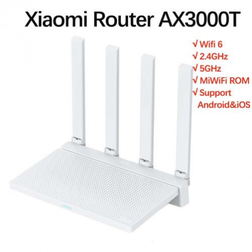 Xiaomi Mi Router AX3000T White EU DVB4423GL DI3150728-02
