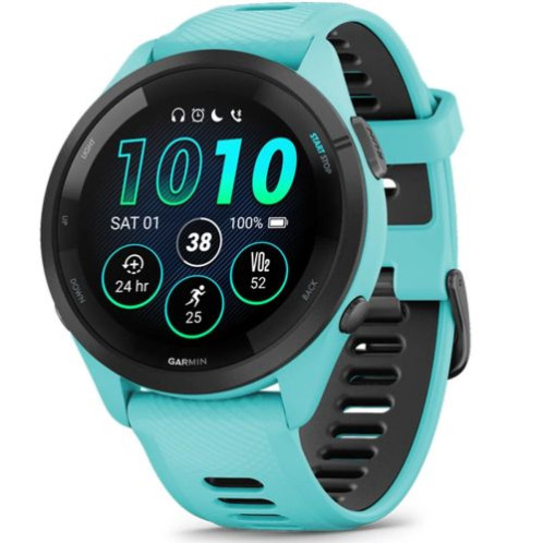 Garmin Forerunner 265 Smart Watch 46mm, GPS, Aqua/ Black EU DA29900293-01