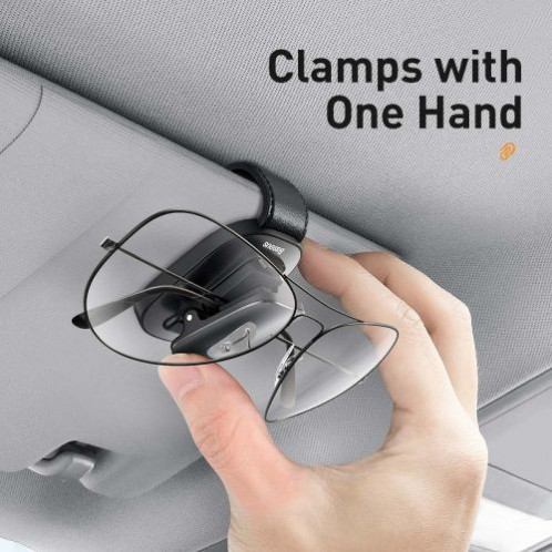 Baseus Car Tool Platinum Vehicle eyewear clip (Clamping type) Black (ACYJN-B01) DA377820-010
