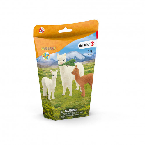Schleich Animaux sauvages 42544 Famille d'alpagas 607308-06