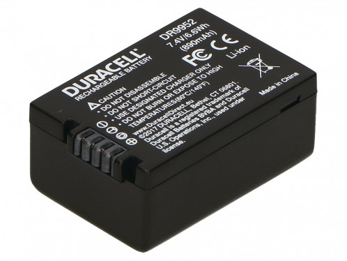 Duracell Li-Ion batterie 890mAh pour Panasonic DMW-BMB9E 492242-05