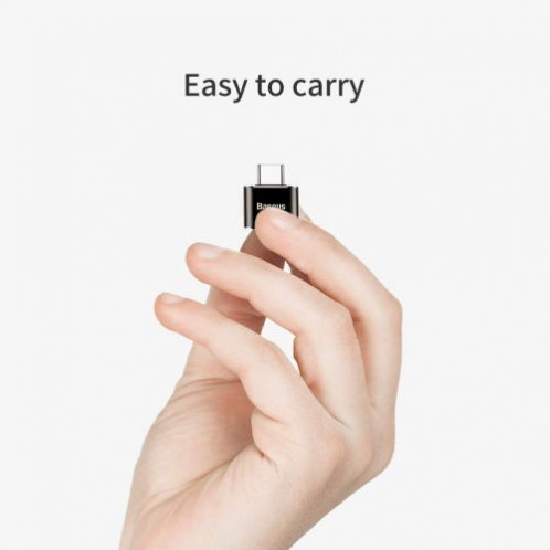 Baseus Converter USB Female To Type-C Male Black (CATOTG-01) DA161185-08