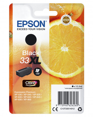 Epson XL noir Claria Premium 33 T 3351 268151-00