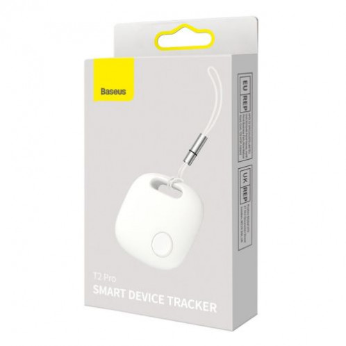 Baseus Home Intelligent T2 Pro Keychain Wireless Key and Other Object Finder BT 5.0 White (FMTP000002) DA707782-024