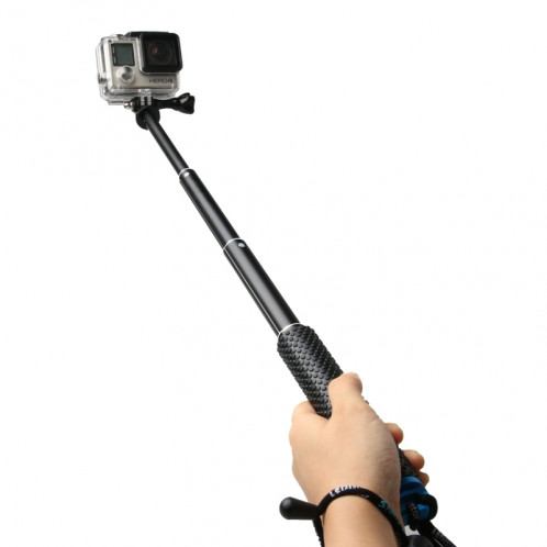 Monopied polaire extensible avec vis pour GoPro HERO4 / 3 + / 3/2, Longueur max.: 49cm (Bleu) SM268L1-08