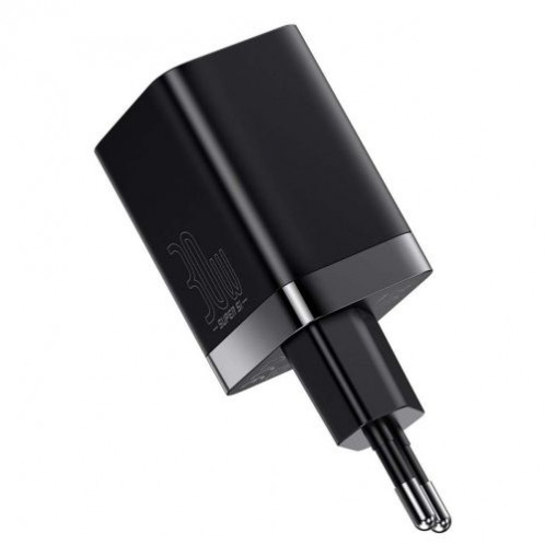 Baseus Travel Charger Super Si Pro mini Fast Charger, C+U, PD 3.0, QC 3.0 30W EU Black (CCSUPP-E01) DA1020371-018