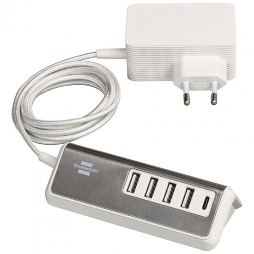 Brennenstuhl Multichargeur USB avec 1,5m 4xUSB TYP A + 1x TYP C 724761-06