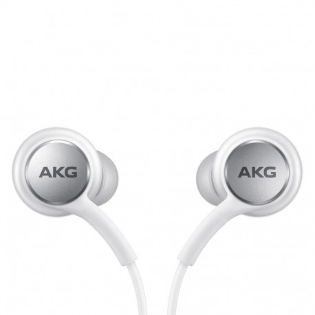 Samsung GH59-15107A Écouteur AKG Intra Auriculaire Connecteur Type C, Télécommande, Blanc (En Vrac) 011464-01