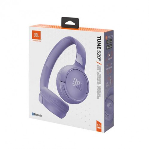 JBL Tune 520BT Bluetooth Wireless On-Ear Headphones Purple EU DB2790439-011