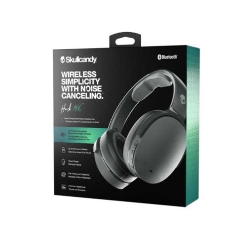 Skullcandy Hesh Bluetooth Wireless Over-ear Headphones, BT 5.0, ANC, Rapid Charge, Black EU (S6HHW-N740) DK6200533-03