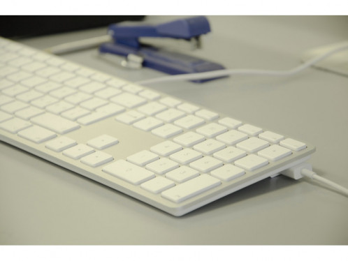 LMP USB Keyboard KB-1243 Argent Clavier AZERTY USB Mac PENLMP0004-04
