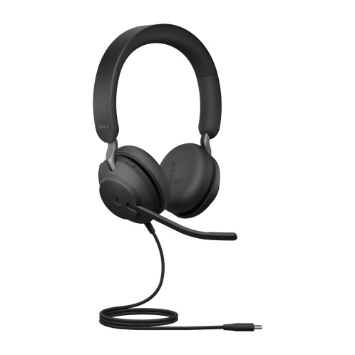 Casque Filaire Jabra Evolve 2 40 SE (Stéréo MS USB-C) Noir EV240SE-UC_BLK-04