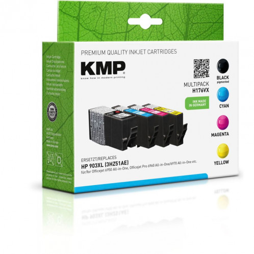 KMP H176VX pack promo BK/C/M/Y compatible avec HP 3HZ51AE 903XL 460987-03