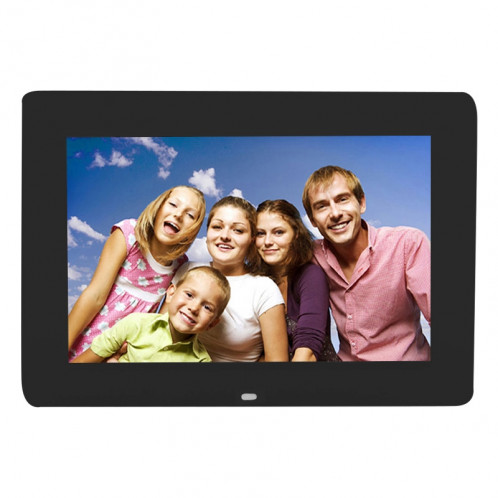 13 pouces 1024 x 768/16: 9 Cadre photo numérique à suspension large à LED avec support et télécommande, support SD / MicroSD / MMC / MS / XD / disque flash USB (noir) S1204B9-08