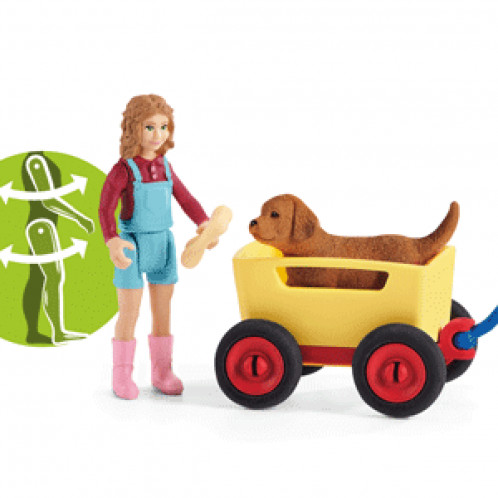 Schleich Vie à la ferme 42543 Excursion en chariot 607301-014