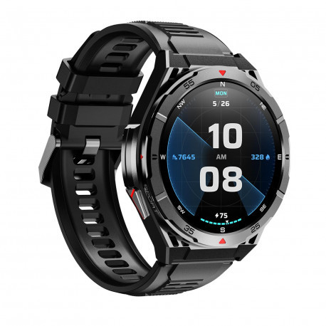 Oukitel BT12 (Montre Connectée Robuste 1.43'' Réponds aux appels) Noir OBT12_BLK-01