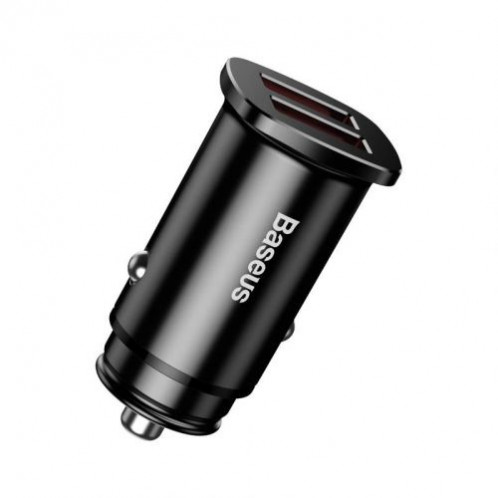 Baseus Car Charger Square metal A + A 30W Dual QC3.0 (SCP.AFC) Black (CCALL-DS01) DA628531-010