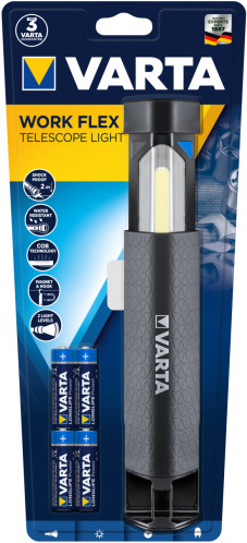 Varta Work Flex Light Torche télescopique 406324-03