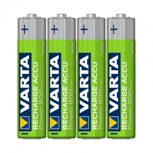 10x4 Varta Piles rechargeables NiMh 800 mAh Micro 498764-03
