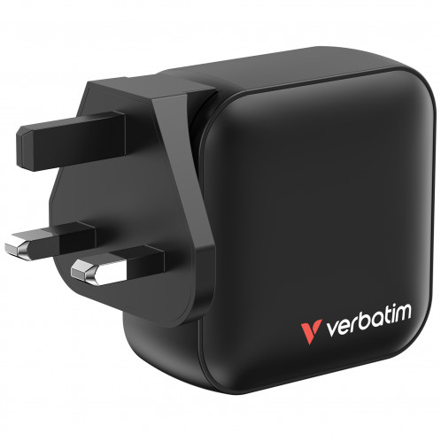 Verbatim Mini GaN Chargeur 100W 3xUSB-C PD, 1xUSB-A QC 3.0 32231 125927-08
