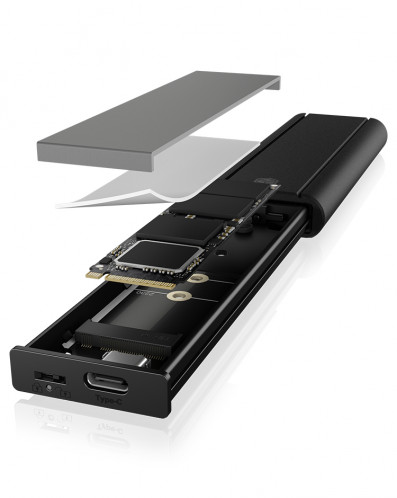RaidSonic ICY BOX IB-1807MT-C31 USB Type-C M.2 NVMe SSD 745138-07
