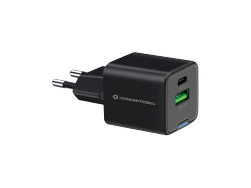 Conceptronic ALTHEA15B Chargeur 2-Port 20W GaN USB PD 165729-03