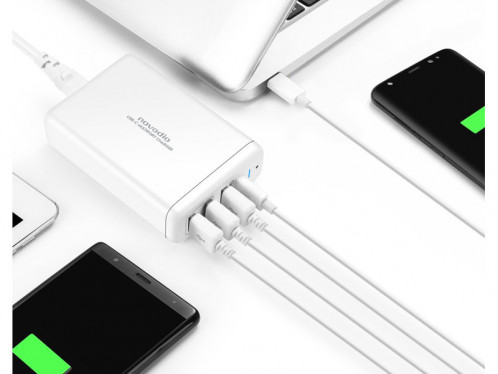 Novodio USB-C Multiport Charger Chargeur iPhone/Macbook Pro QC 3.0 75W USB-C/A ADPNVO0026-03