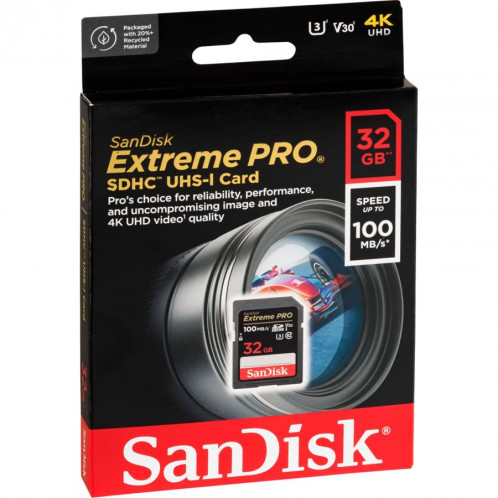 SanDisk Extreme Pro SDHC 32GB UHS-I C10 U3 V30 732755-01