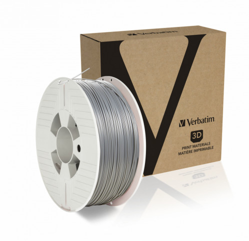 Verbatim 3D Printer Filament PLA 1,75mm 1kg argent/métallique 489197-03