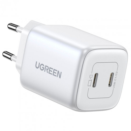 UGREEN Nexode 45W Dual USB-C PD Charger (25W+20W) white 784422-06