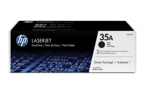 HP CB 435 AD Lot de 2 noir N° 35 A 546308-02