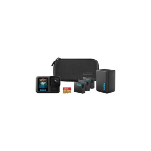 GoPro HERO13 Black Action Camera 27 MPx 5.3K 60fps Extended Power Bundle, Black EU DO3290045-01