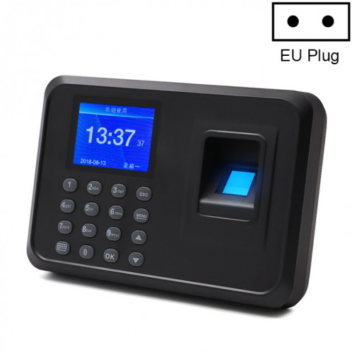 Machine de présence de temps d'empreinte digitale F01 avec écran TFT de 2,4 pouces, SH85EU832-08