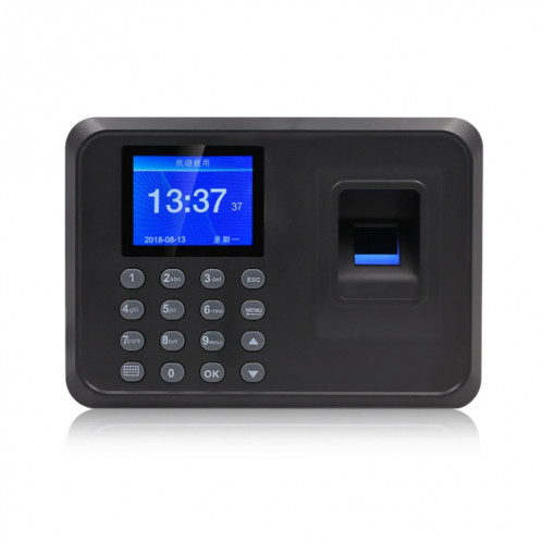 Machine de présence de temps d'empreinte digitale F01 avec écran TFT de 2,4 pouces, SH85EU832-08