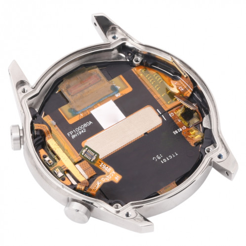 Écran LCD et numériseur ensemble complet avec cadre pour Huawei Watch GT 2 46mm (argent) SH253S1369-04
