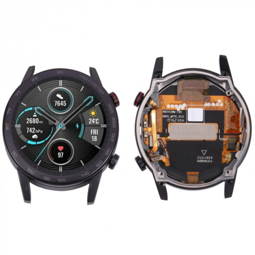 Écran LCD et numériseur Assemblage complet avec cadre pour Honor Magic Watch 2 mns-B19 46mm (Noir) SH379B855-05