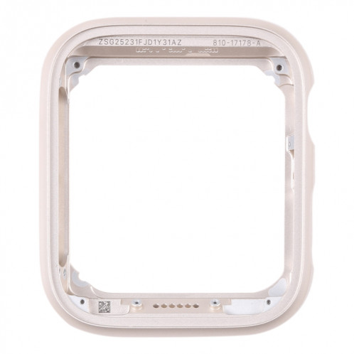 Pour Apple Watch Series SE 2022 Plaque de cadre central en acier inoxydable de 40 mm (or) SH547J1944-05