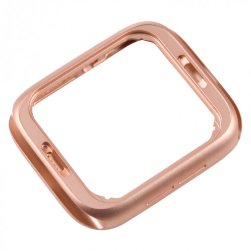 Pour Apple Watch Series SE 2022 40mm Acier Inoxydable Cadre Milieu Lunette Plaque (Or Rose) SH47RG99-05