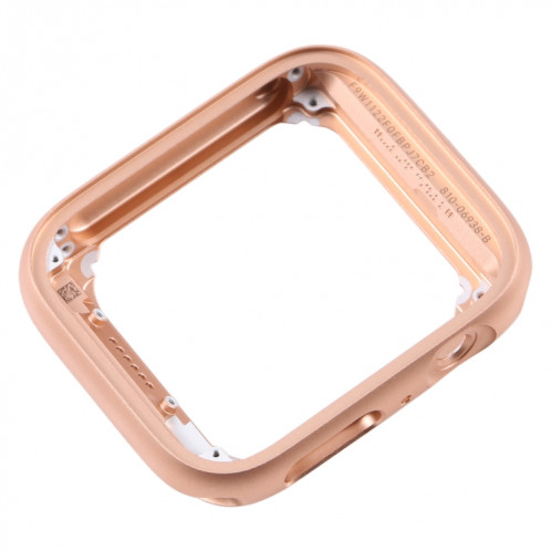 Pour Apple Watch Series SE 2022 40mm Acier Inoxydable Cadre Milieu Lunette Plaque (Or Rose) SH47RG99-05
