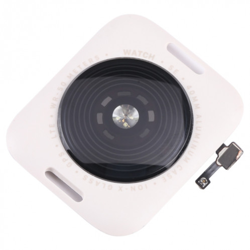 Coque arrière en verre avec bobine de charge sans fil pour Apple Watch Series SE 2022 Édition GPS 40 mm (couleur Starlight) SH54SL1527-07