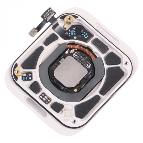 Coque arrière en verre avec bobine de charge sans fil pour Apple Watch Series SE 2022 Édition GPS 40 mm (couleur Starlight) SH54SL1527-07