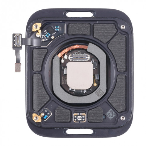 Coque arrière en verre avec bobine de charge sans fil pour Apple Watch Series SE 2022 44 mm GPS Edition (gris) SH555H348-07