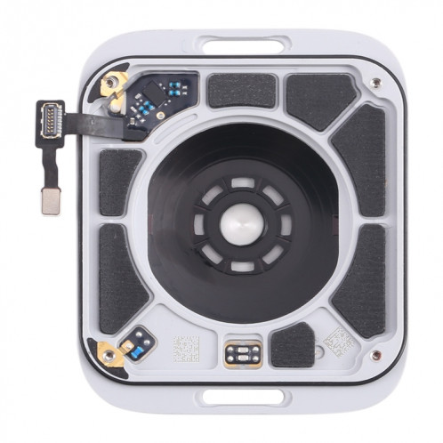 Pour Apple Watch SE 2022 44 mm LTE Edition Couvercle en verre du boîtier arrière avec câble (argent) SH602S1773-07